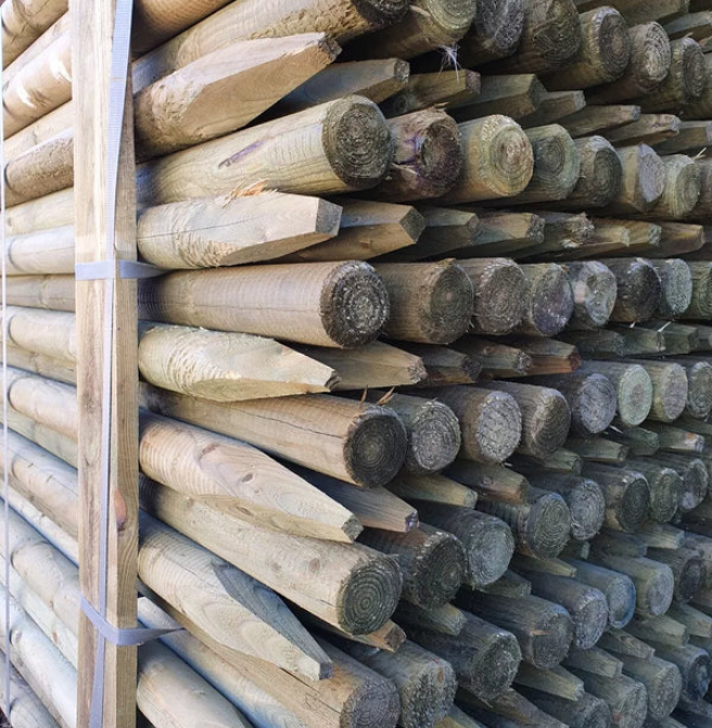 Round Fence Posts | 10 Packs | Multiple Sizes