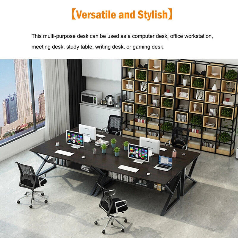 Computer Desk Laptop Pc Study Table Office Desk Home Furniture Workstation Shelf