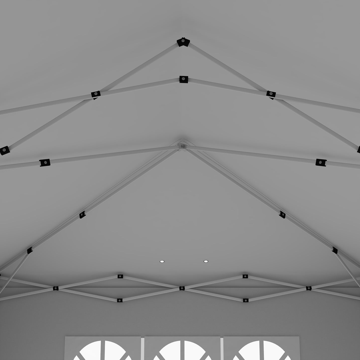 3x6m Popup Garden Heavy Duty Gazebo Marquee Party Tent Canopy with 6 Side Walls