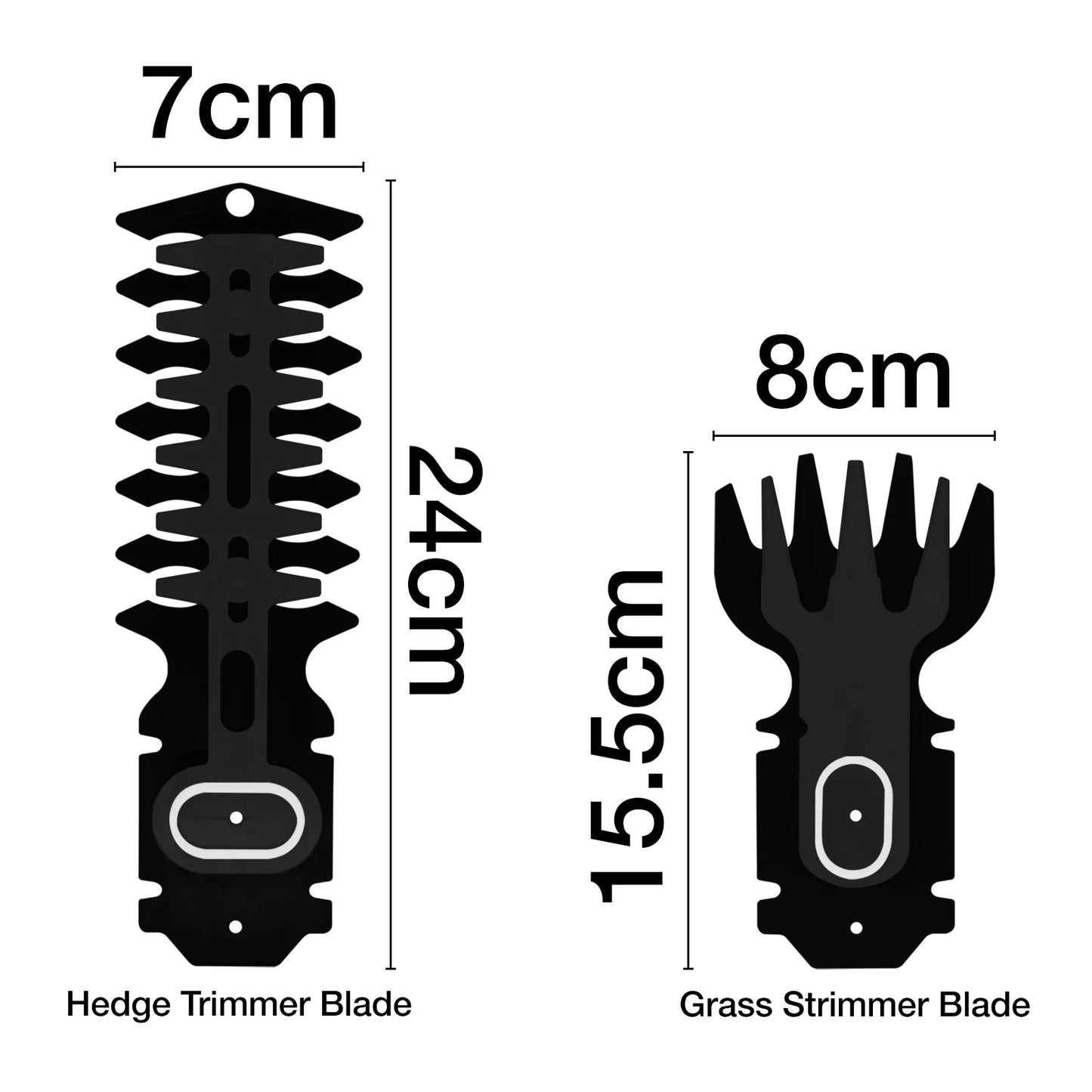 Electric Hedge Trimmer Cordless 2 in 1 7.2V Handheld Multi Tool Bush Cutter