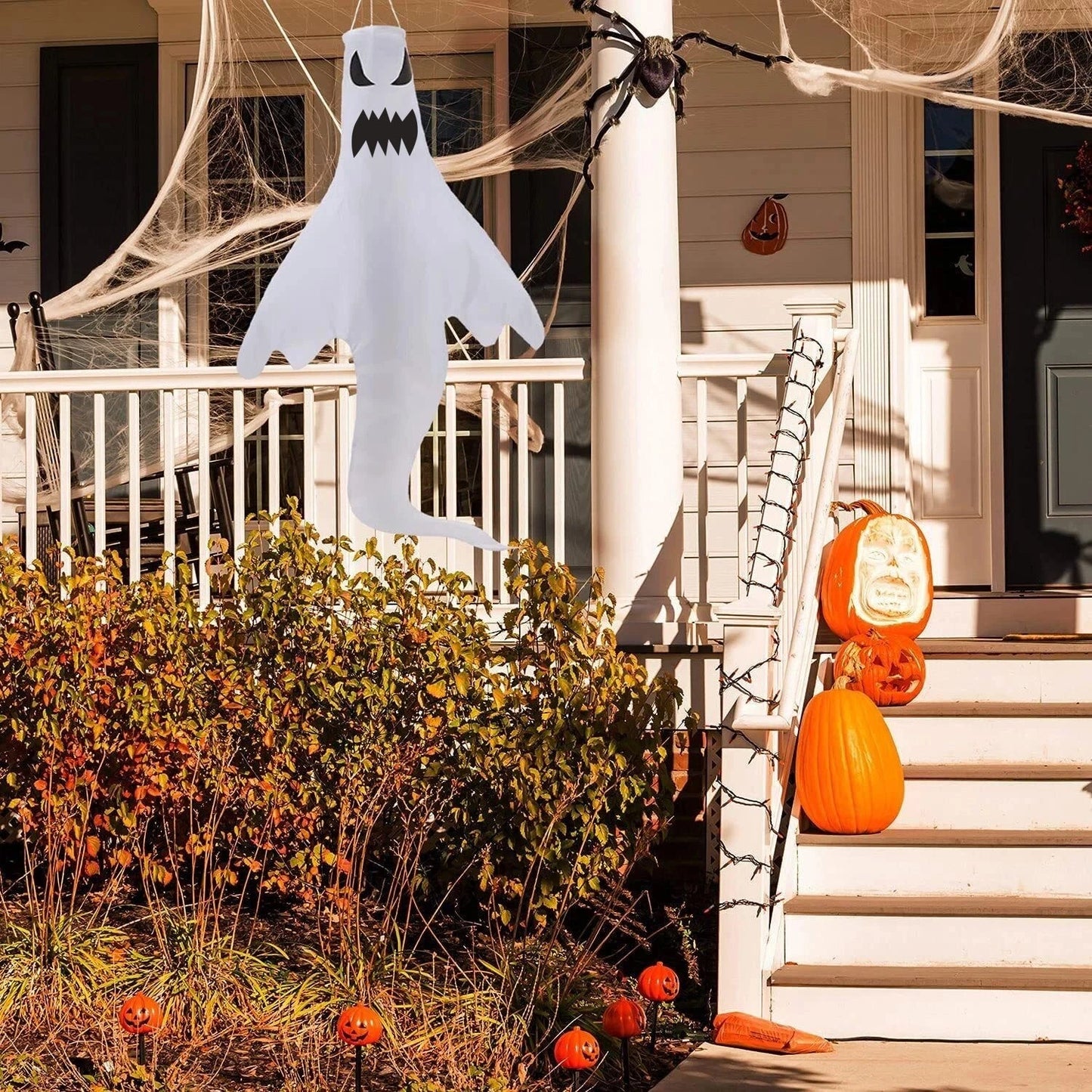4X Halloween LED Light Ghost Outdoor Decors Garden Prop Party Hanging Decor