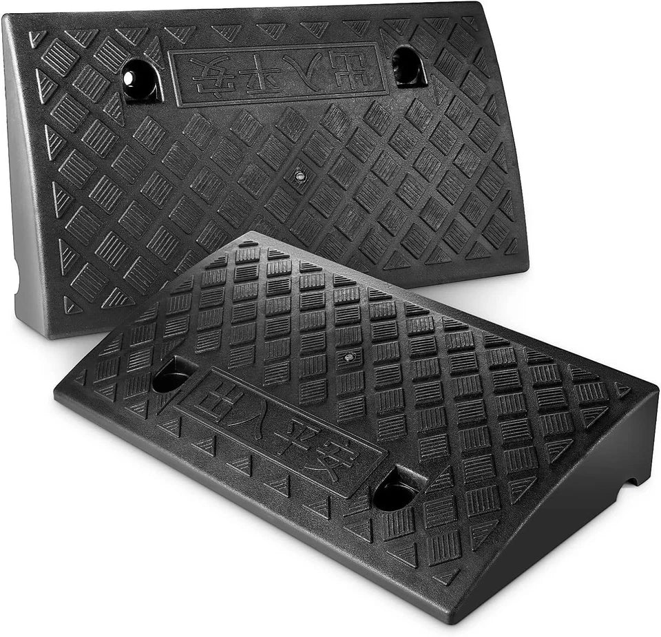 2pcs 50cm Heavy Duty Kerb Door Ramps Wheelchair Mobility Scooter Access Ramp