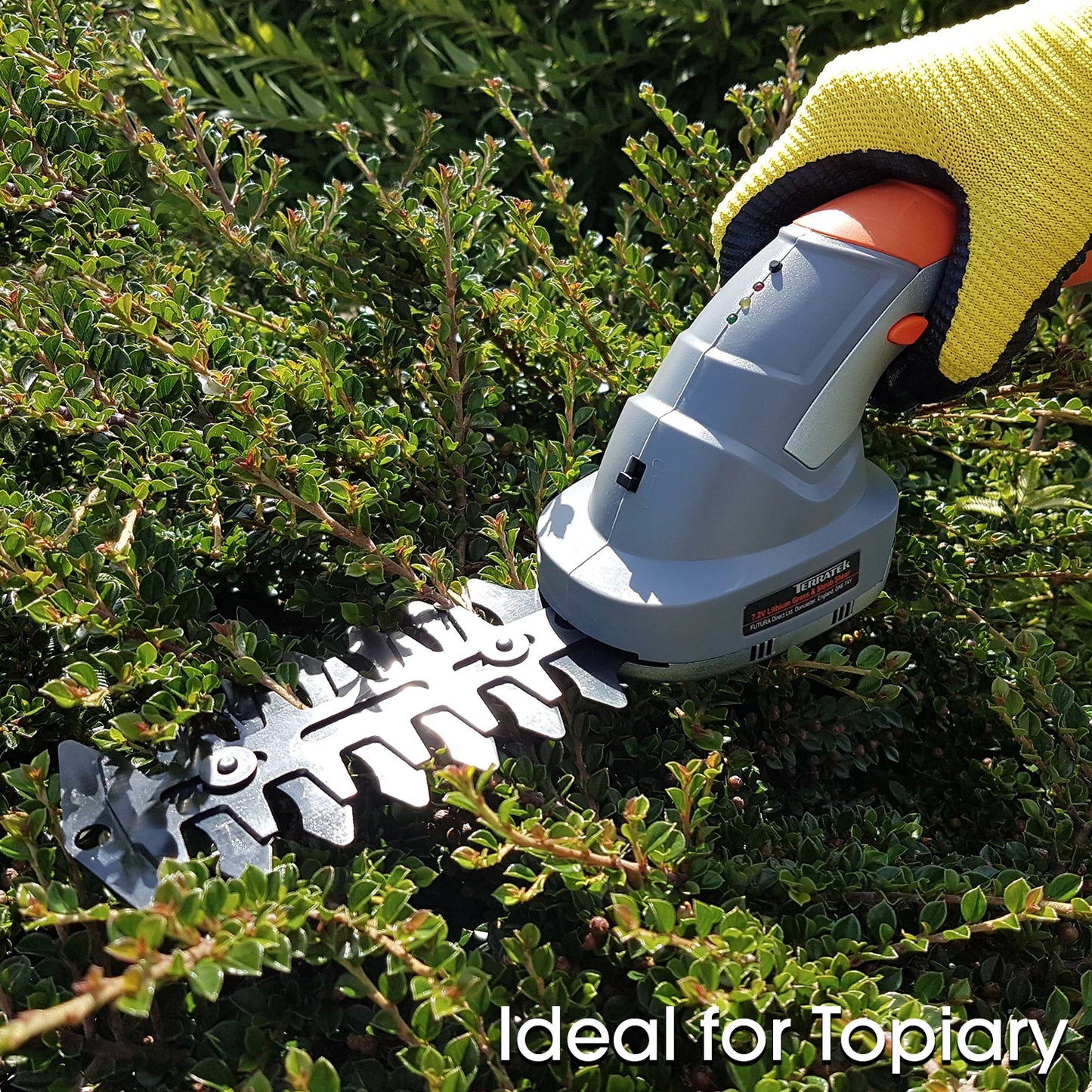Electric Hedge Trimmer Cordless 2 in 1 7.2V Handheld Multi Tool Bush Cutter