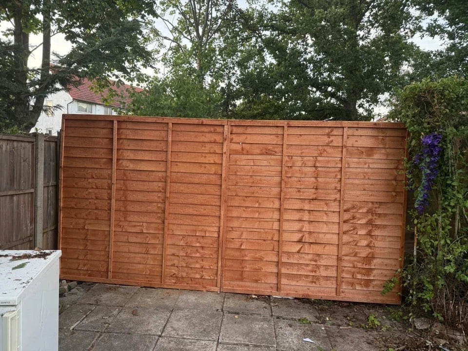 Dip Treated Overlap Fence Panel - (6 x 6ft / 6 x 5ft /6 x 4ft / 6 x 3ft)