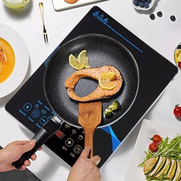2200W Electric Induction Hob Portable Digital Touch Single Cooker Hot Plate Tool