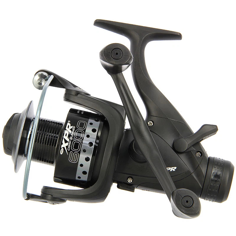 2x NGT XPR 6000 Carp Fishing Bait Runner Reels Twin Handle 10BB + Spare Spools