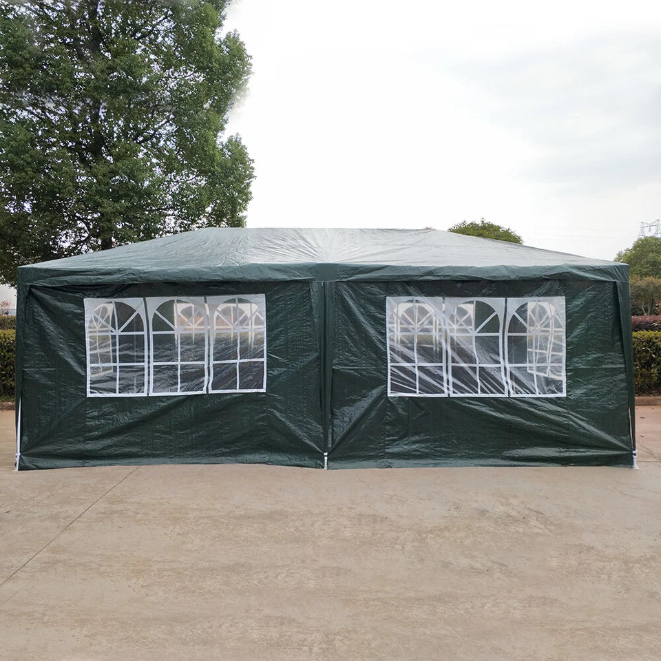 Gazebo Marquee Canopy Outdoor Patio Garden Wedding Party Tent | 4 side walls