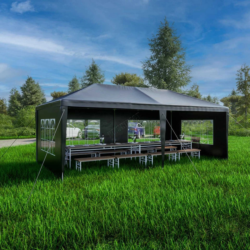 3x6m Garden PE Gazebo Party Wedding Camping
