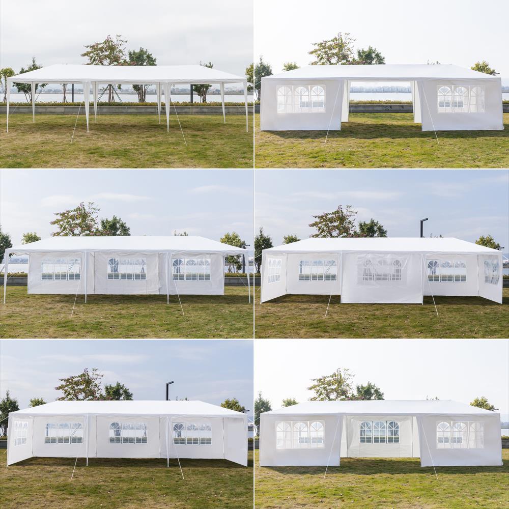 3x9m Outdoor Garden Gazebo Wedding Party Tent Canopy Marquee