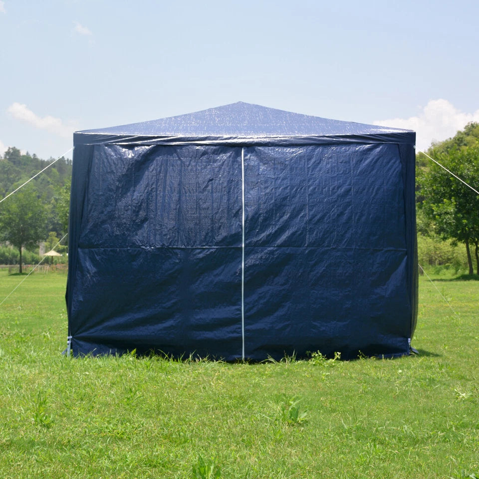 3x3m Waterproof Garden Outdoor PE Gazebo Marquee Canopy Party Tent