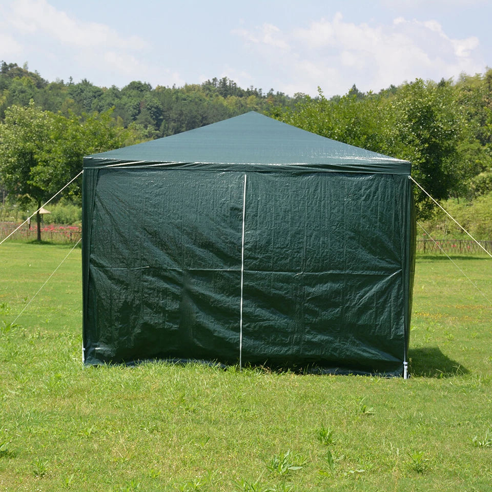3x3m Waterproof Garden Outdoor PE Gazebo Marquee Canopy Party Tent