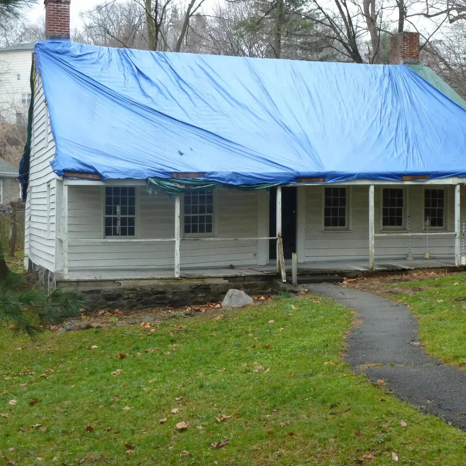 Heavy Duty Blue Tarpaulin Regular Waterproof Cover Tarp Ground Sheet All Sizes
