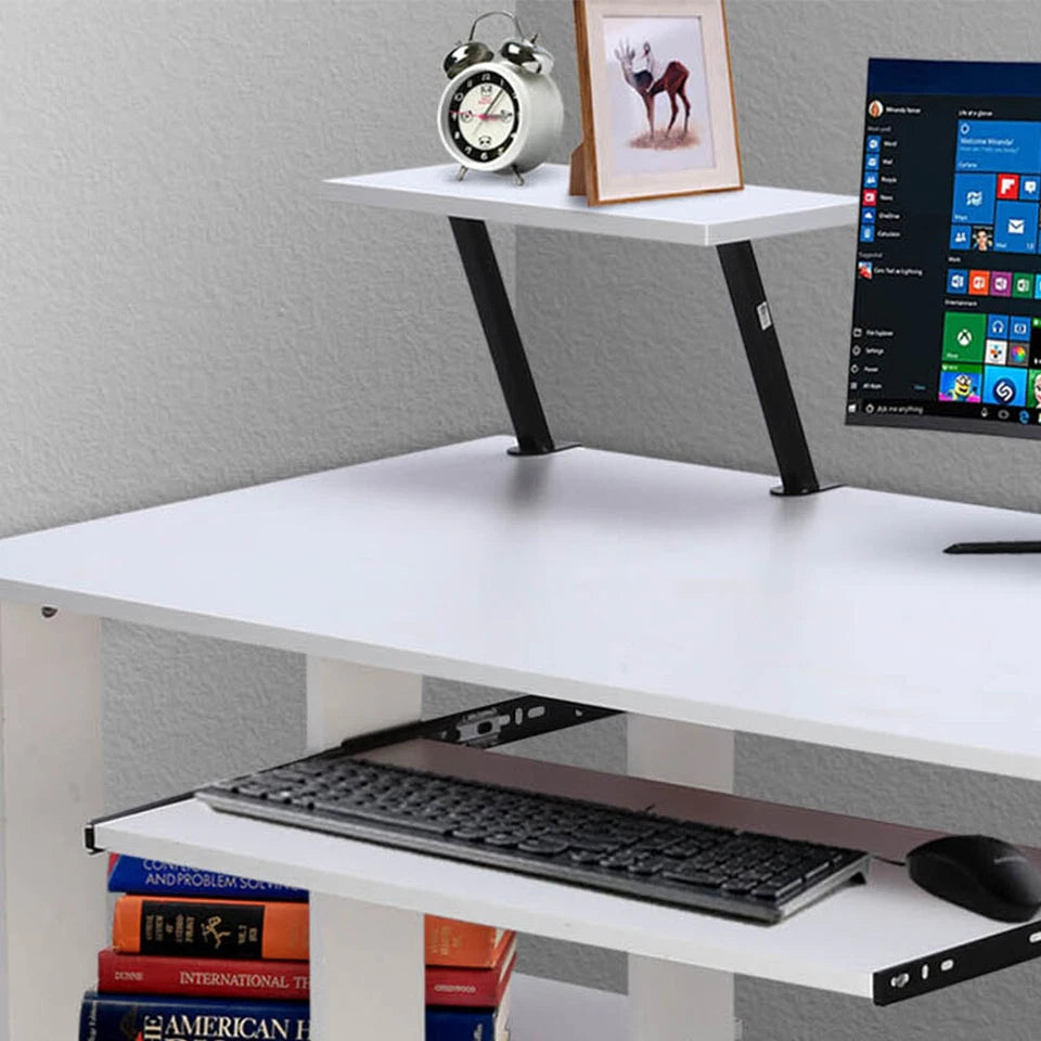 Computer Desk Laptop Pc Study Table Home Office Desk Furniture Shelf Workstation