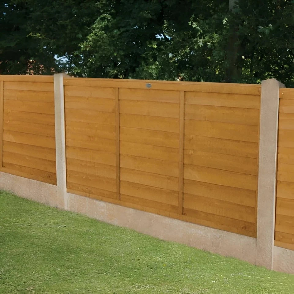 Dip Treated Overlap Fence Panel - (6 x 6ft / 6 x 5ft /6 x 4ft / 6 x 3ft)