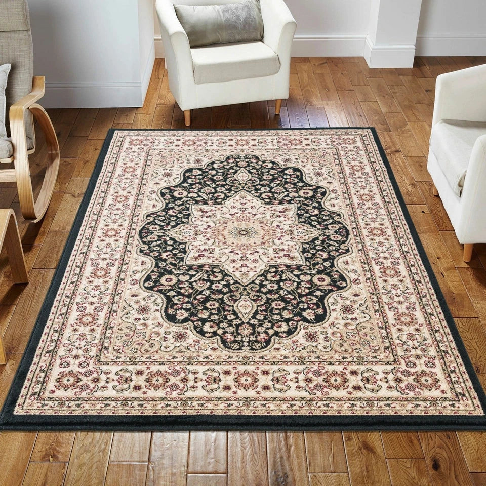 Luxury Non Slip Large Traditional Rugs Bedroom Living Room Rug Hallway Runner