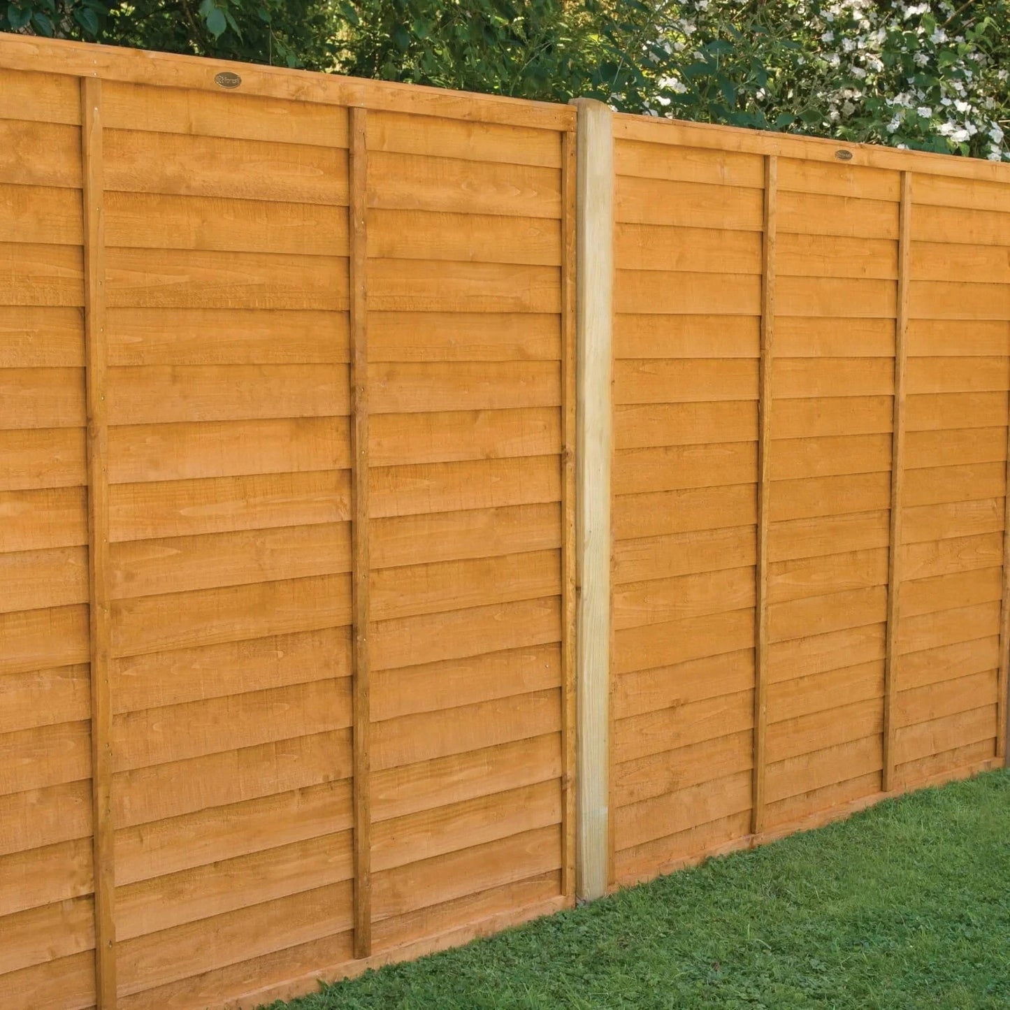 Dip Treated Overlap Fence Panel - (6 x 6ft / 6 x 5ft /6 x 4ft / 6 x 3ft)