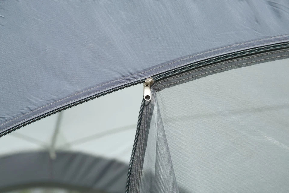 3.5x3.5m Garden Gazebo Dome Shelter Party Tent 4 Mesh Walls 2 Sun Shade Walls