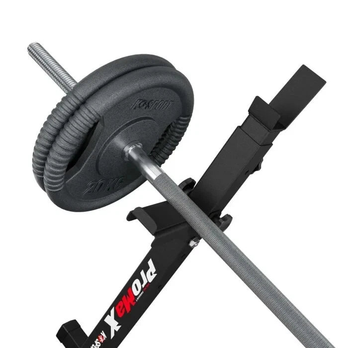 Squat Rack Barbell Stands Bench Press Heavy Duty Indoor Outdoor MADE IN EU