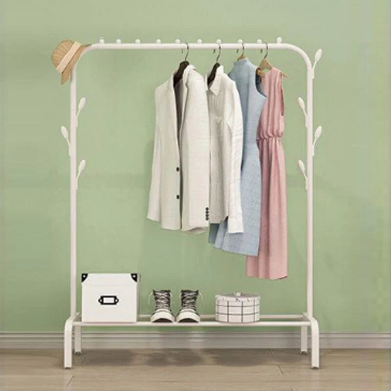 Heavy Duty Metal Clothes Rail Rack Garment Hanging Display Stand Storage Shelf