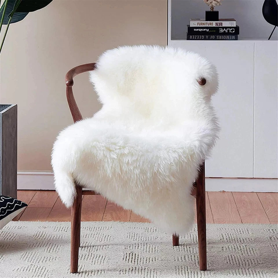 Large Faux Fur Sheepskin Rug Fluffy Mat Room Sofa Hairy Mat Shaggy Floor Carpet
