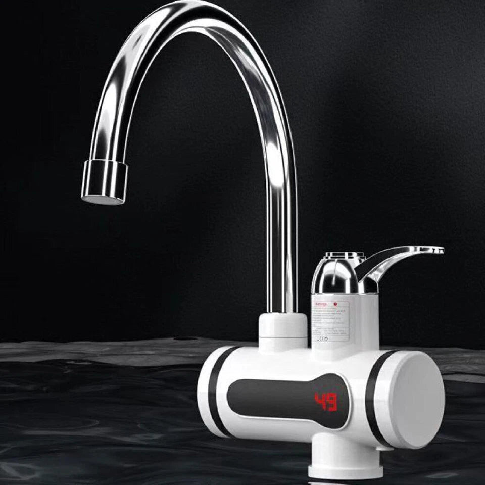 360° Kitchen Electric Heater Instant LED Faucet Home Hot Water Tap Fast Heat New