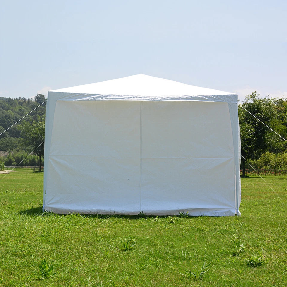 3x3m Waterproof Garden Outdoor PE Gazebo Marquee Canopy Party Tent