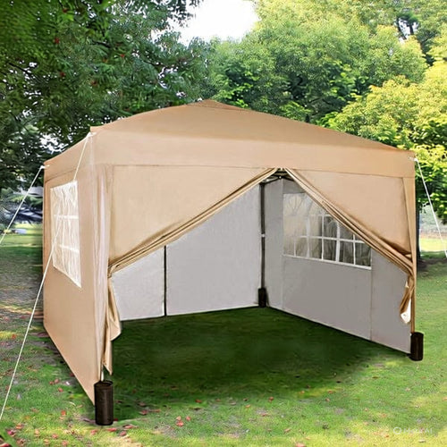 3x3m Pop up Heavy Duty Gazebo With Sides And Weight bags