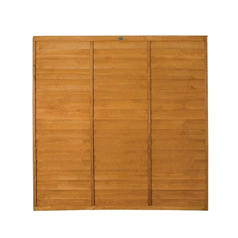 Dip Treated Overlap Fence Panel - (6 x 6ft / 6 x 5ft /6 x 4ft / 6 x 3ft)