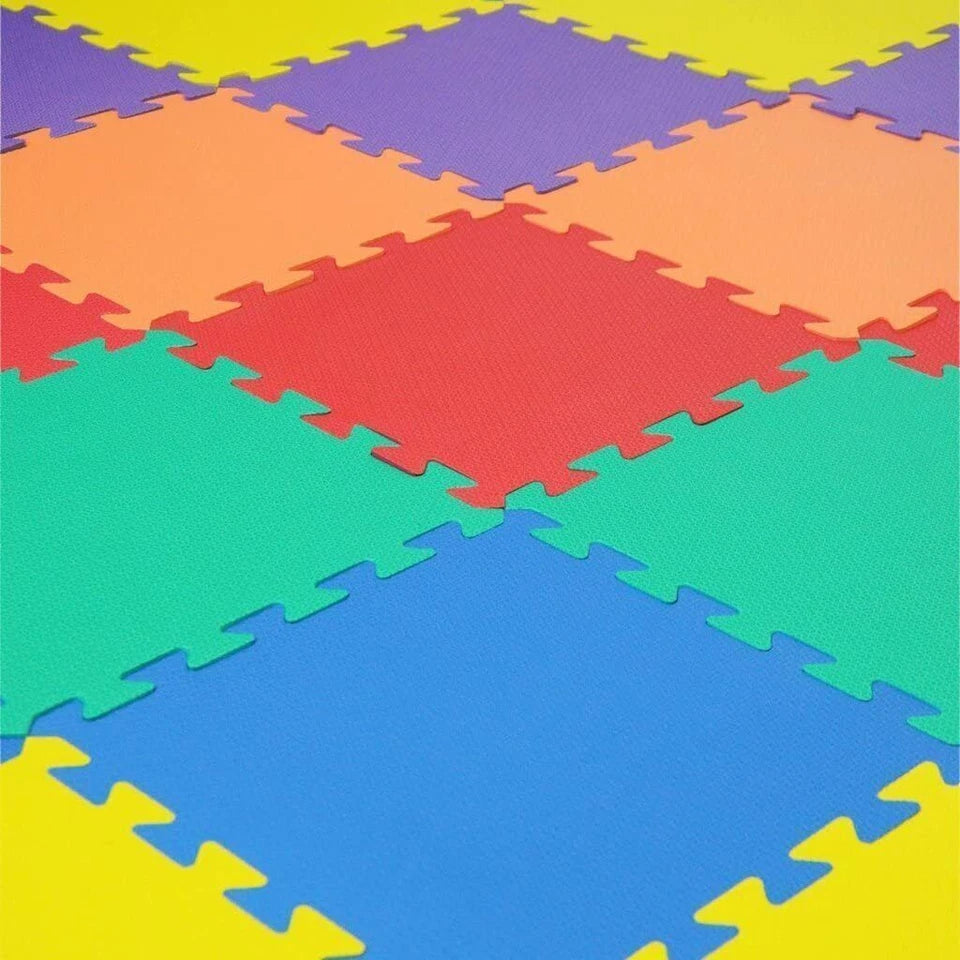 Large Eva Foam Mat Soft Floor Tiles Interlocking Play Kids Baby Mats Gym 30x30cm