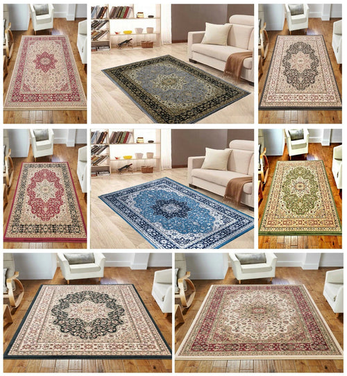 Luxury Non Slip Large Traditional Rugs Bedroom Living Room Rug Hallway Runner
