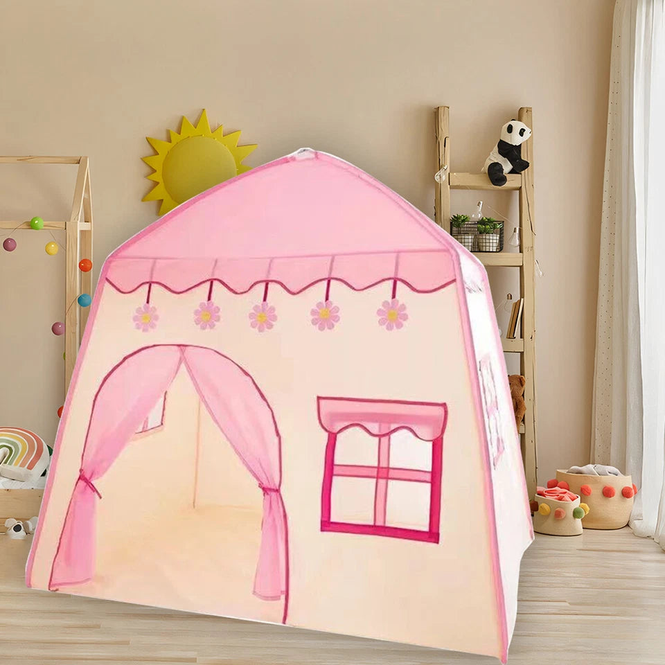 Kid Tent with Lights - Kids Play Tents Tents Pink Girls Toy House Gift