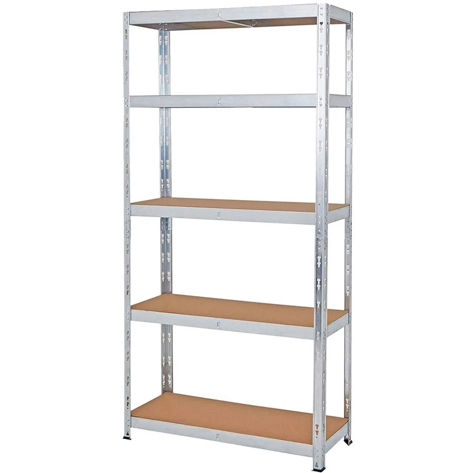 5 Tier Racking Shelf Heavy Duty Garage Shelving Storage Shelves 180x90x30cm
