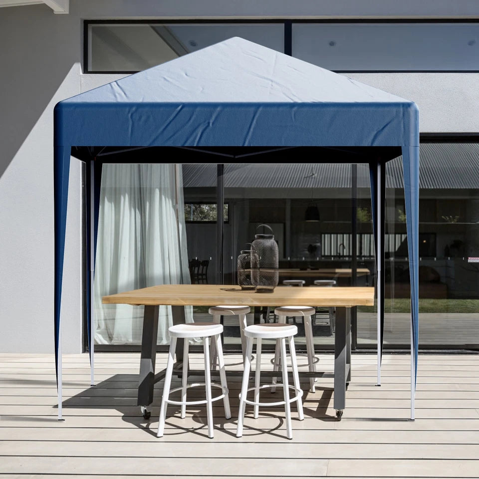 2X2M Pop-up Gazebo with 4 Sides Outdoor Garden Canopy Party Tent