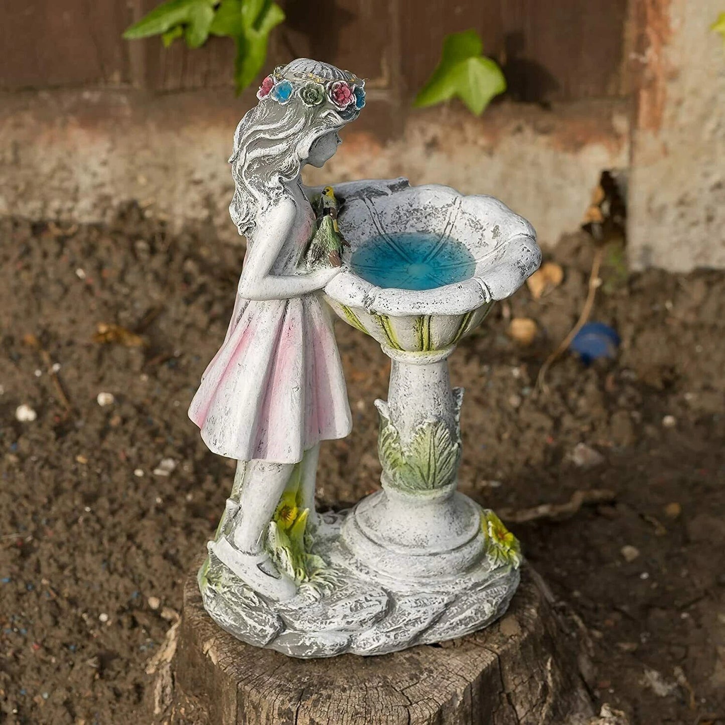 Garden Ornament Solar Powered Garden Angel Fairy Statue home Decor Figurine