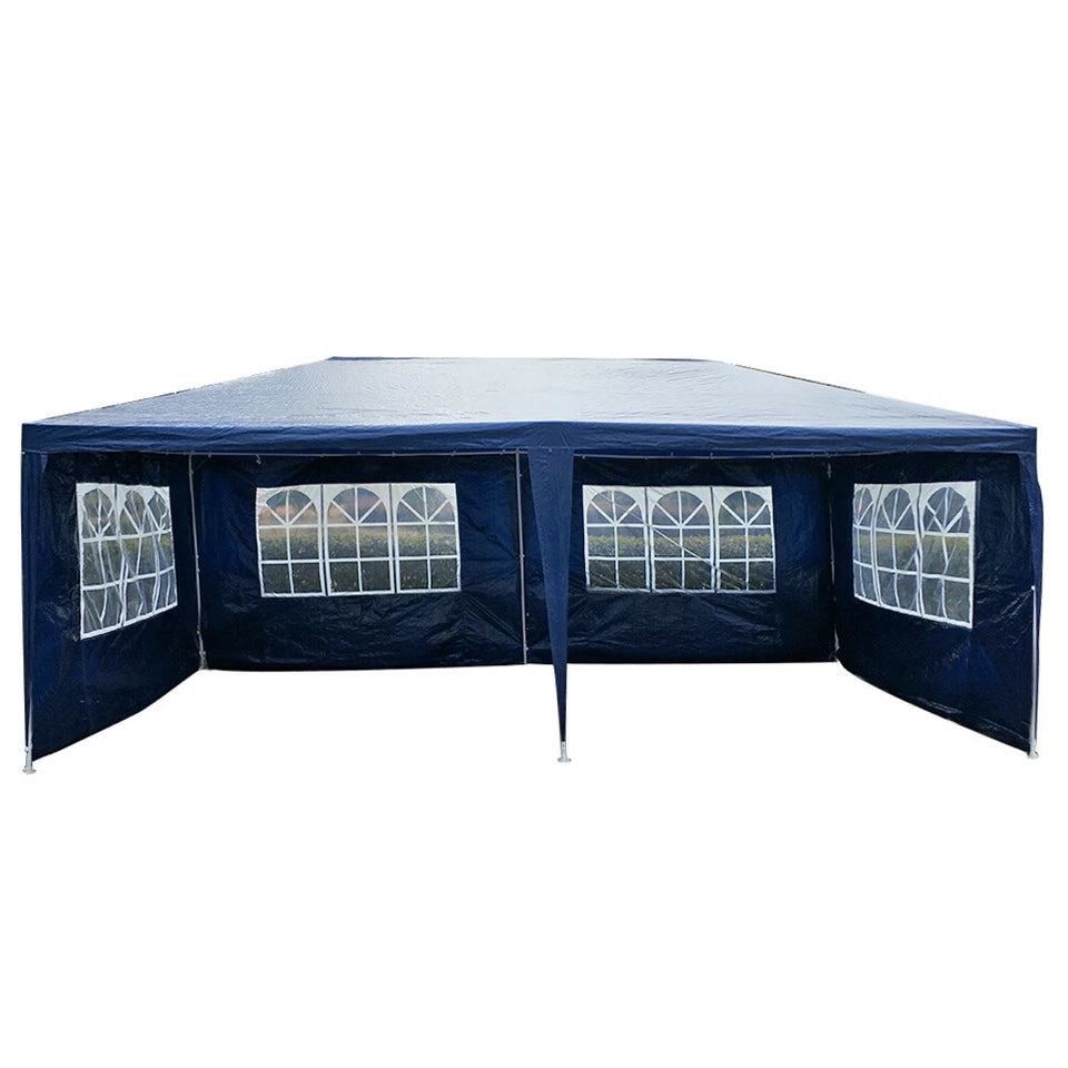 Gazebo Marquee Canopy Outdoor Patio Garden Wedding Party Tent | 4 side walls