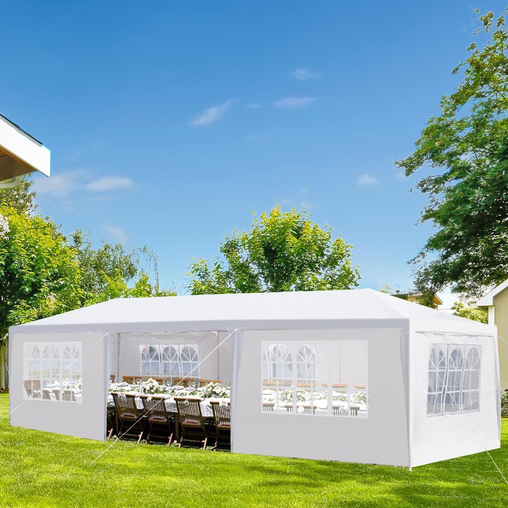 3x9m Outdoor Garden Gazebo Wedding Party Tent Canopy Marquee