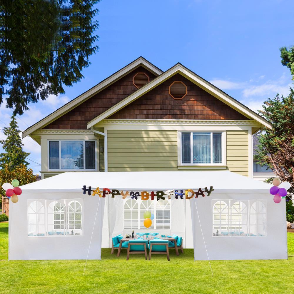 3x9m Outdoor Garden Gazebo Wedding Party Tent Canopy Marquee