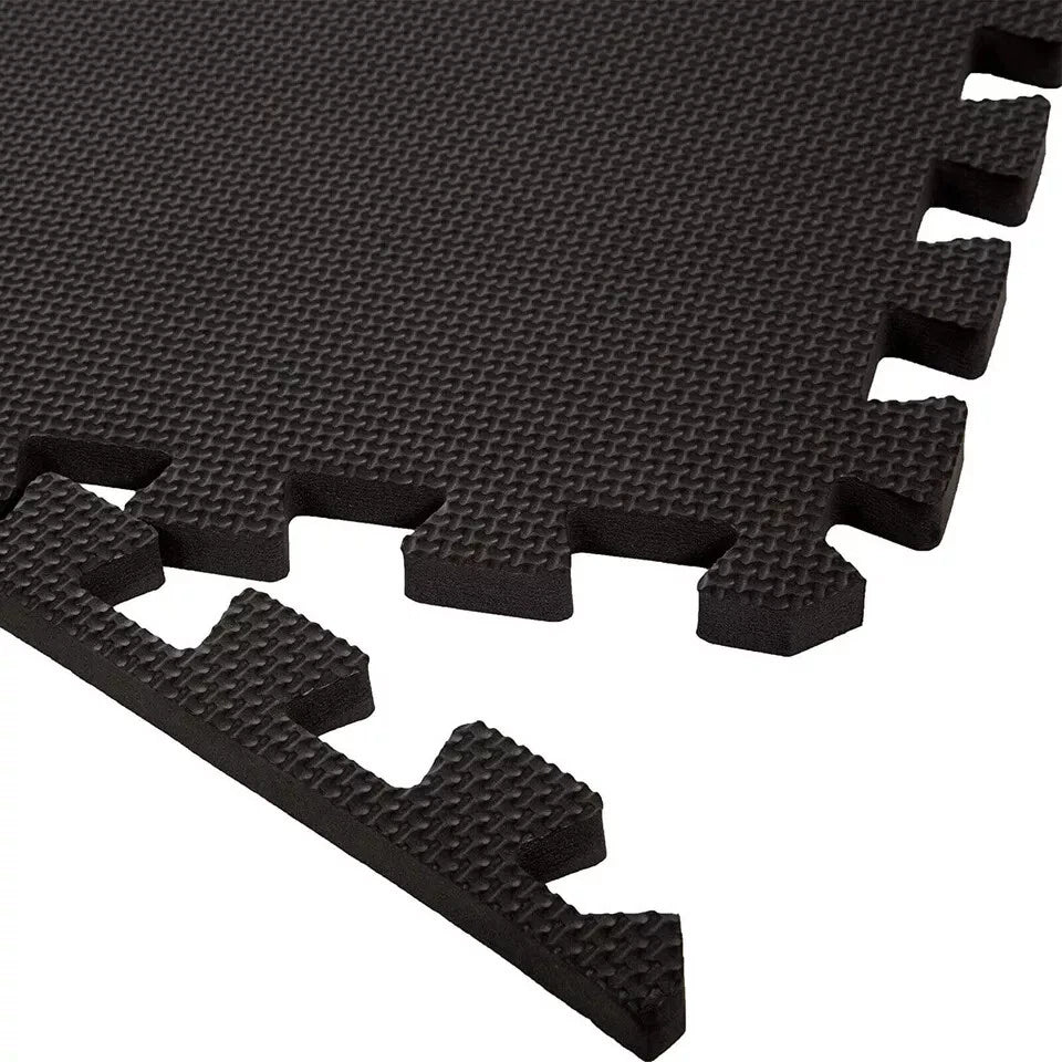 Yoga Tiles Mat Gym Thick Flooring Interlocking Floor Mats Soft Foam 60x60cm