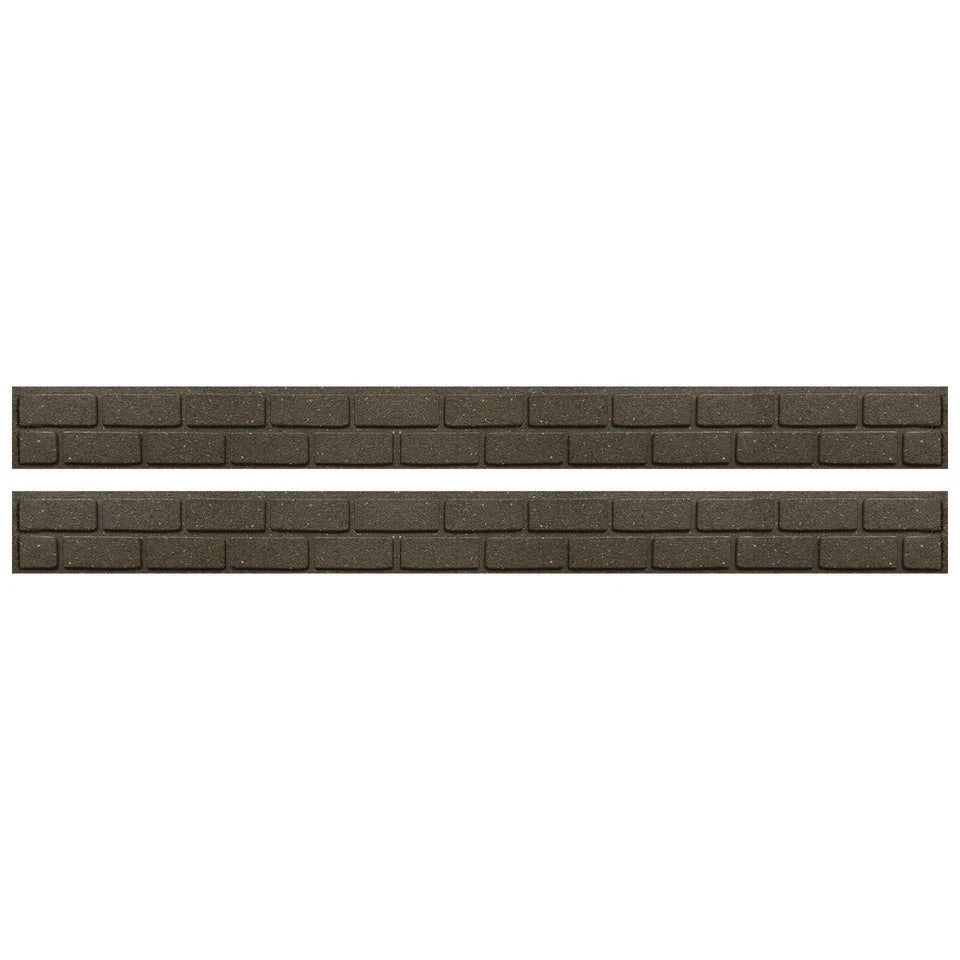 Garden Lawn Edging Flexible Flower Bed Border Wall Eco Recycled Rubber 'EZ' NEW