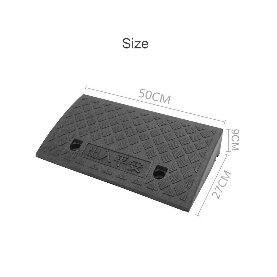 2pcs 50cm Heavy Duty Kerb Door Ramps Wheelchair Mobility Scooter Access Ramp