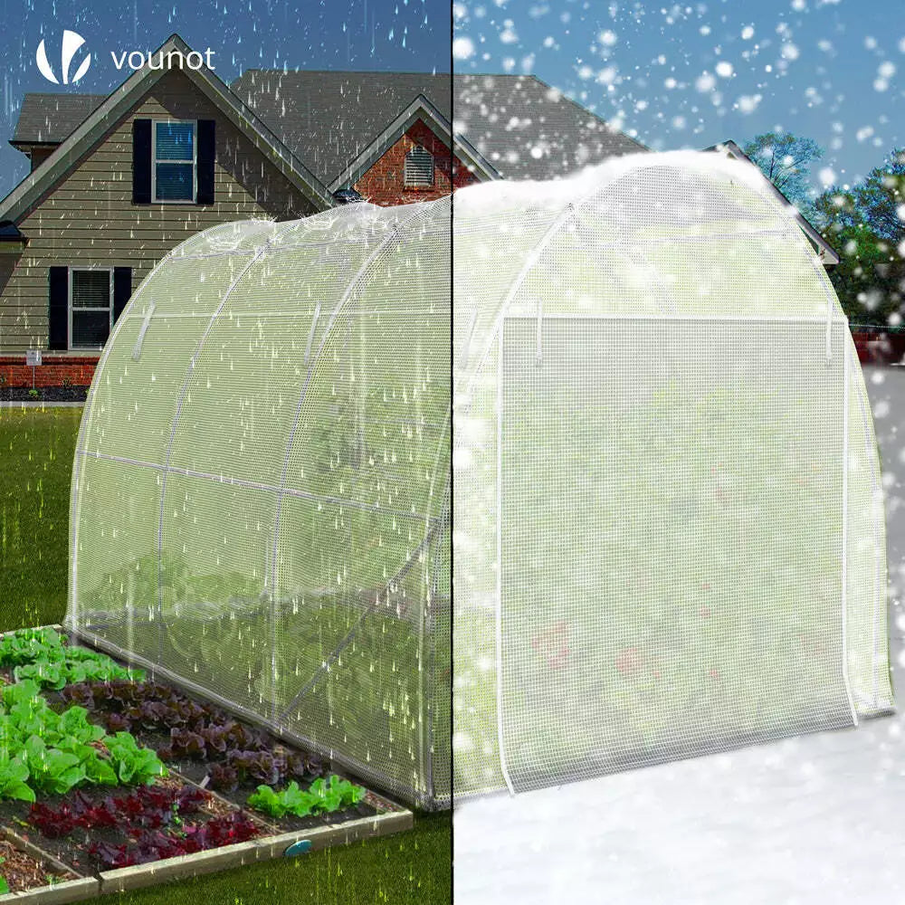 Polytunnel Greenhouse Grow House with Roll-up Side Walls, 3x2x2m 6m²