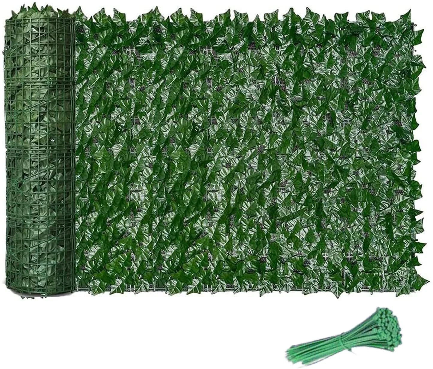 Artificial Hedge Fake Ivy Leaf Garden Fence Privacy Screening Roll Wall Panel 18x2m