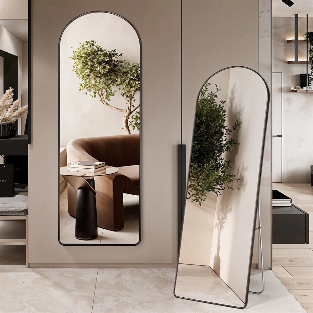 50x160cm Full Length Mirror Free Standing & Wall Mounted Bedroom Dressing Mirror