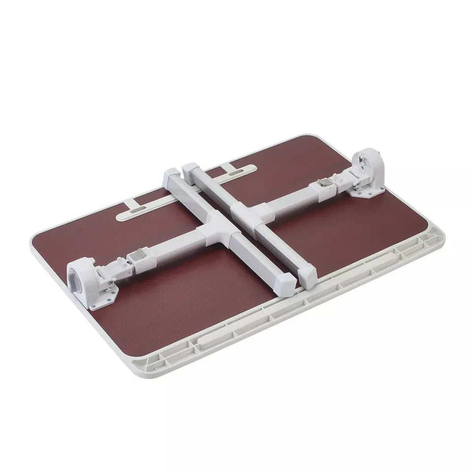 Folding Laptop Table Bed Tray Sofa Lap Desk Note book Stand Adjustable Height UK
