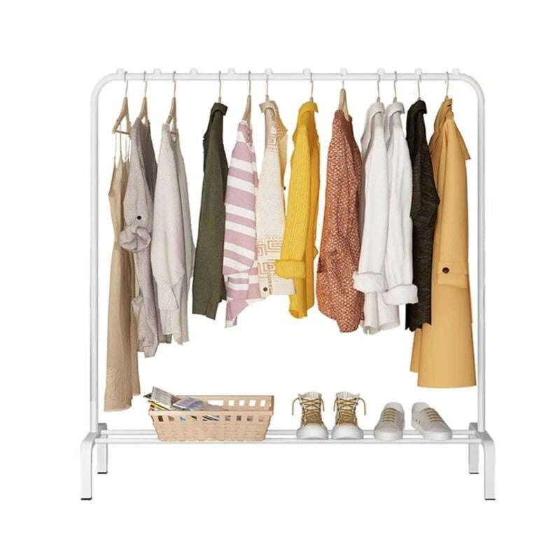 Heavy Duty Metal Clothes Rail Rack Garment Hanging Display Stand Storage Shelf