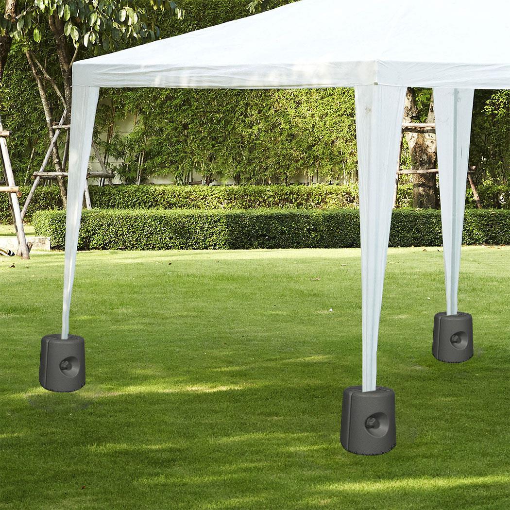 4 x Gazebo Feet Leg Pole Anchor Tent Weights Marquee Market Stall Weighted Foot