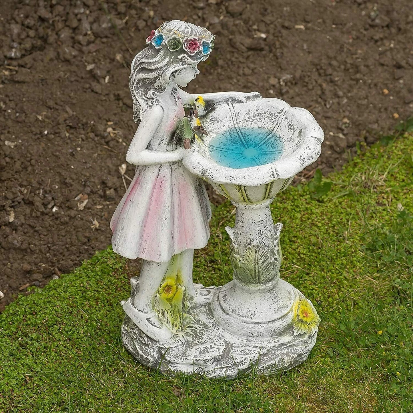 Garden Ornament Solar Powered Garden Angel Fairy Statue home Decor Figurine