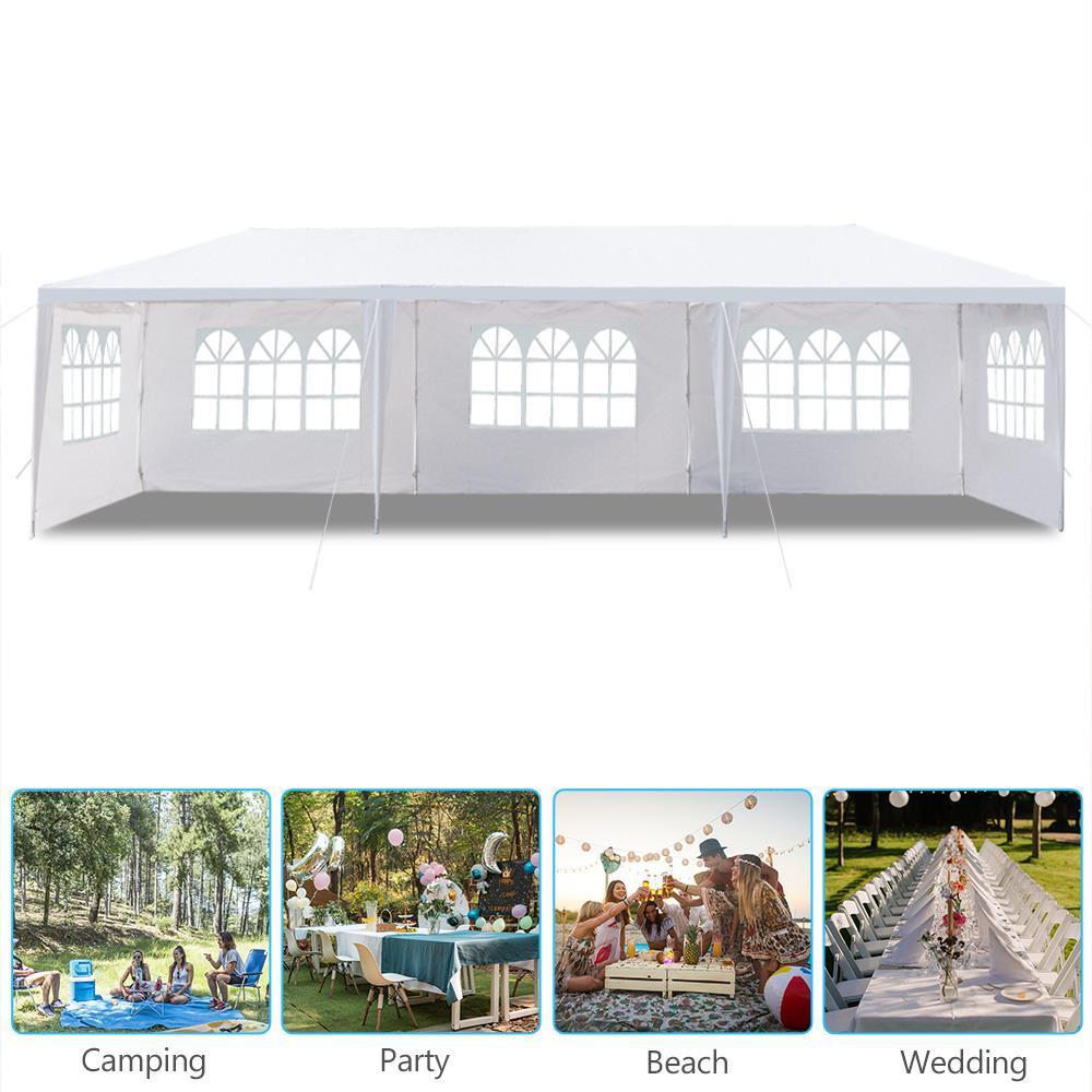 3x9m Outdoor Garden Gazebo Wedding Party Tent Canopy Marquee