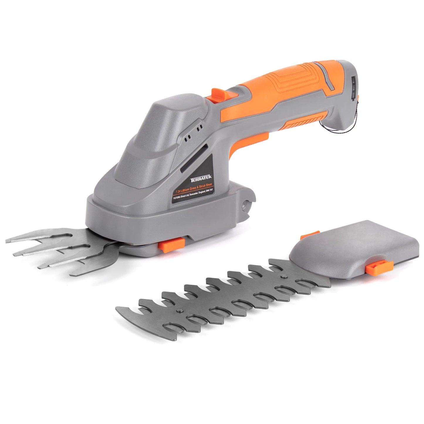 Electric Hedge Trimmer Cordless 2 in 1 7.2V Handheld Multi Tool Bush Cutter