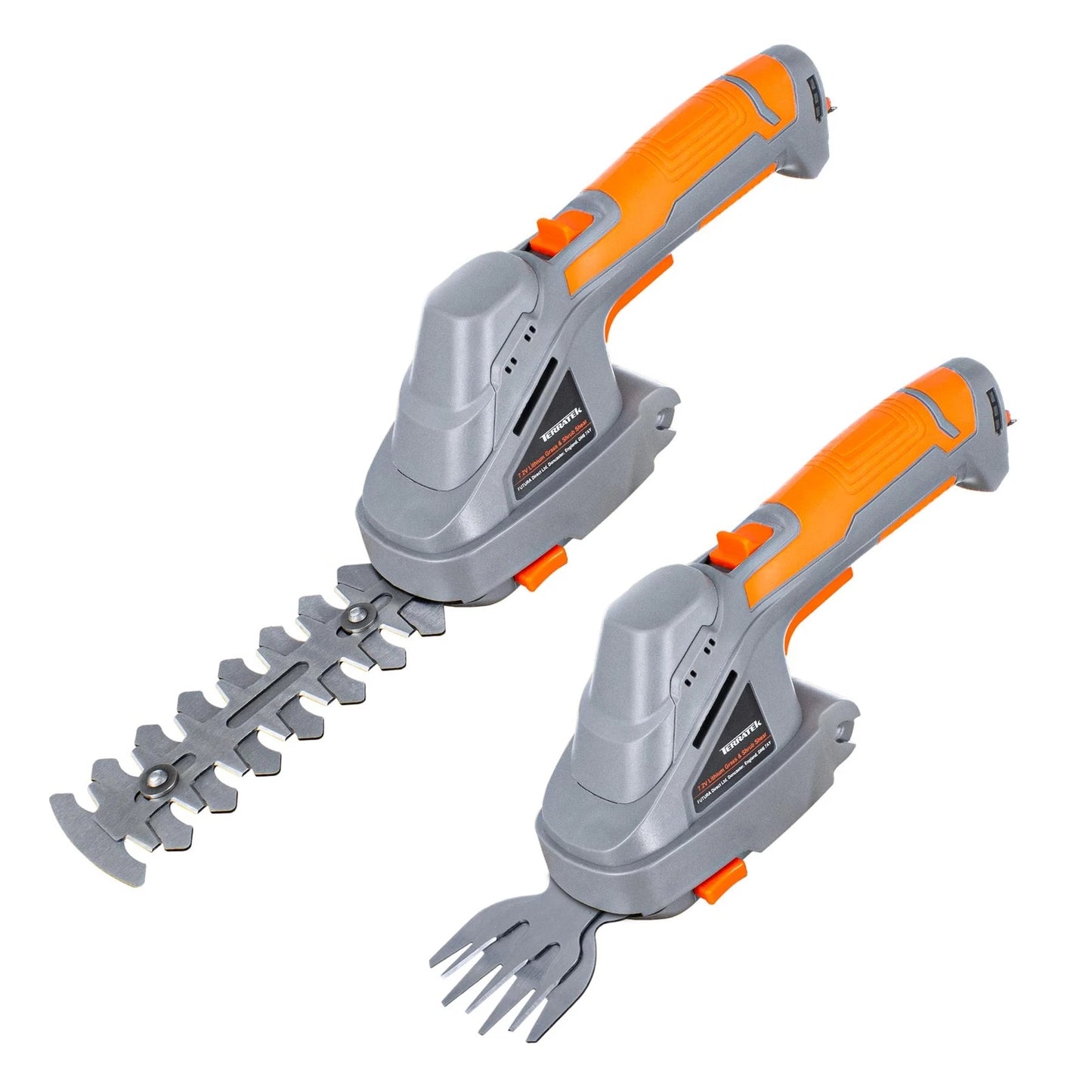 Electric Hedge Trimmer Cordless 2 in 1 7.2V Handheld Multi Tool Bush Cutter